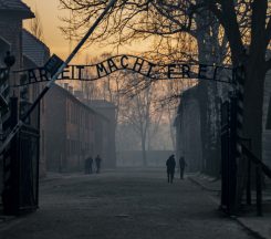 "Arbeit Macht Frei" Gate at Auschwitz I, Oświęcim, Poland